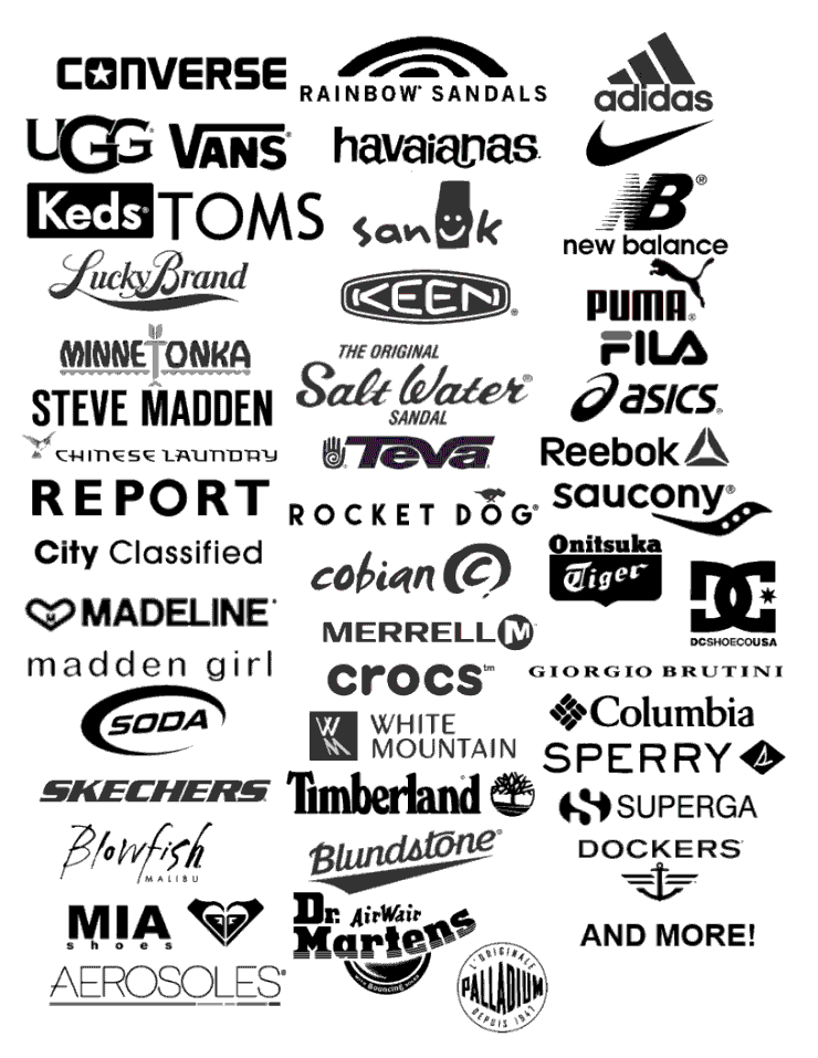 Shoe Brand Logos